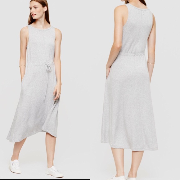 Lou & Grey Dresses & Skirts - Lou & Grey Drawstring Midi Dress sz Medium